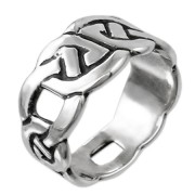 celtic silver ring