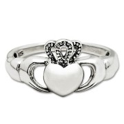 claddagh ring argento