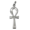 croce ankh argento