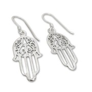 earrings with hand of fatima