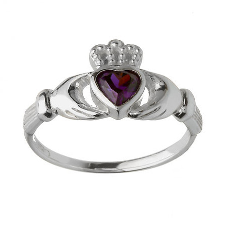 anello claddagh argento