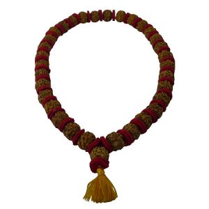 rosario con semi di rudraksha