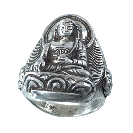 anello con Buddha