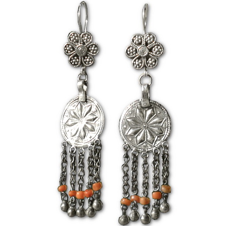 afghan ethnic earrings