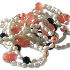 necklace pearls stones