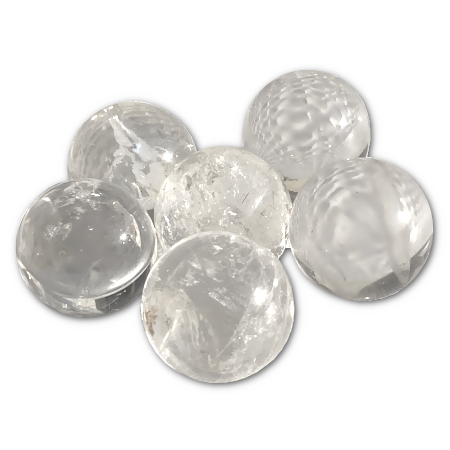 hyaline quartz spheres