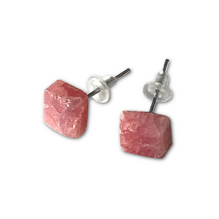 rhodochrosite studs