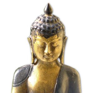 Budda statua legno Tibet