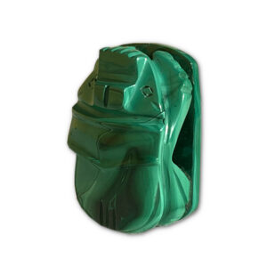 malachite stone Egyptian scarab