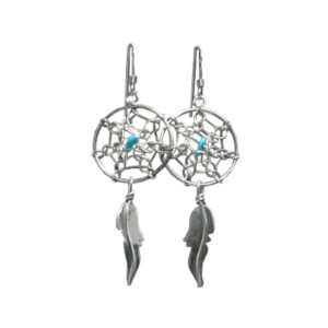 orecchini argento dreamcatcher