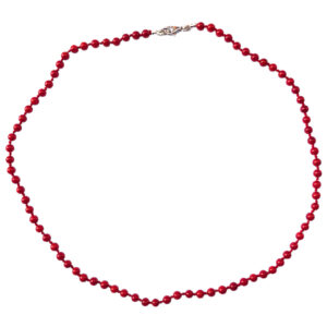 collana girocollo corallo rosso