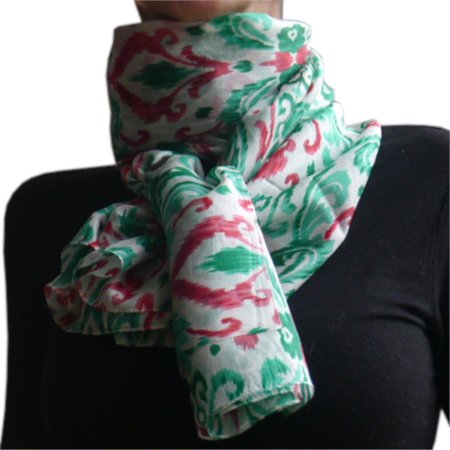 foulard in seta pura fantasia