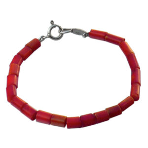 bracciale in corallo da uomo