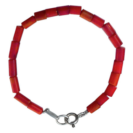 bracciale in corallo da uomo