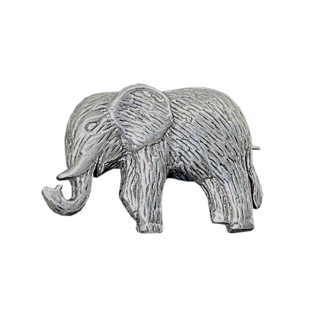 spilla in argento elefante